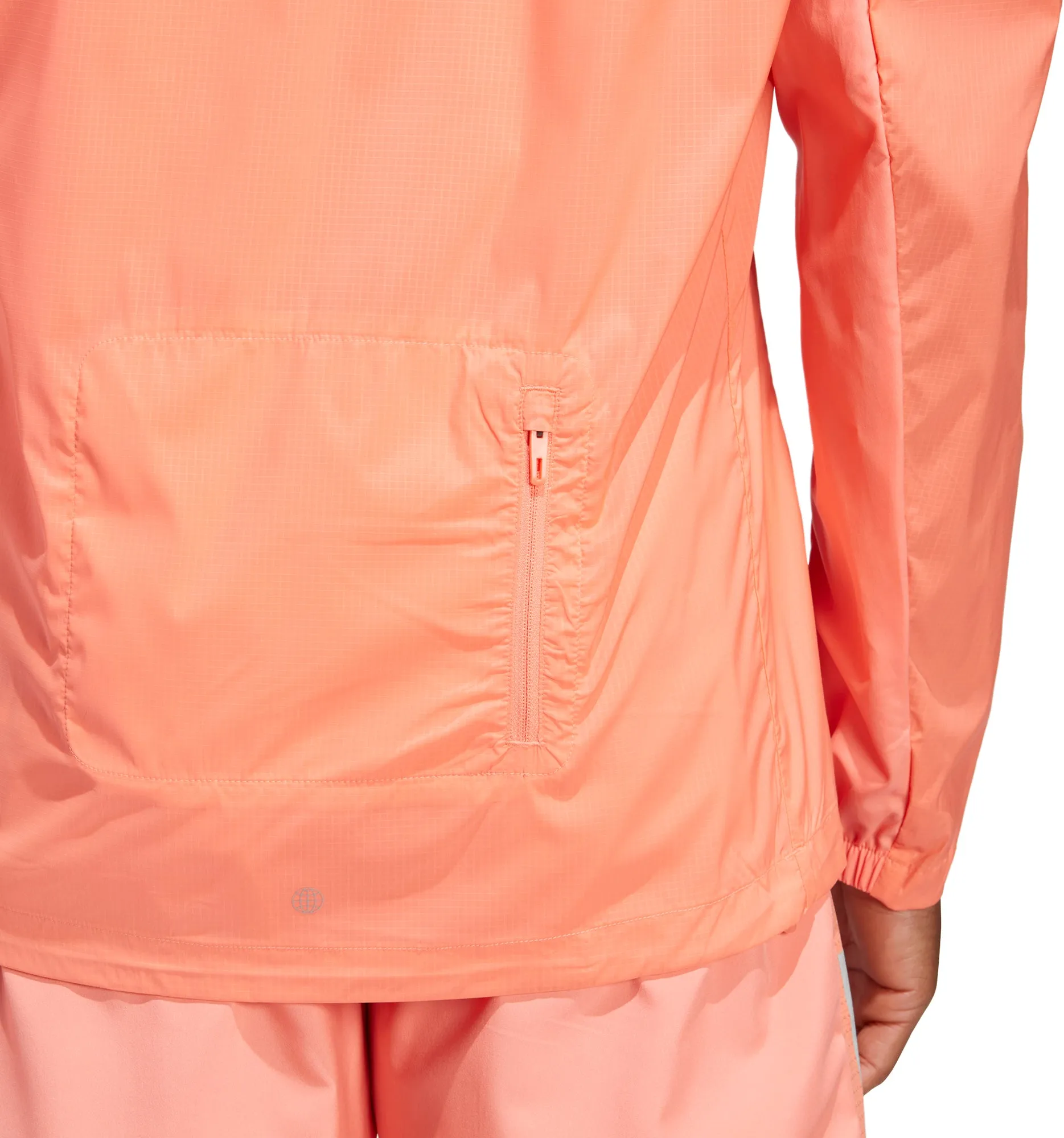 adidas Marathon Mens Running Jacket - Orange