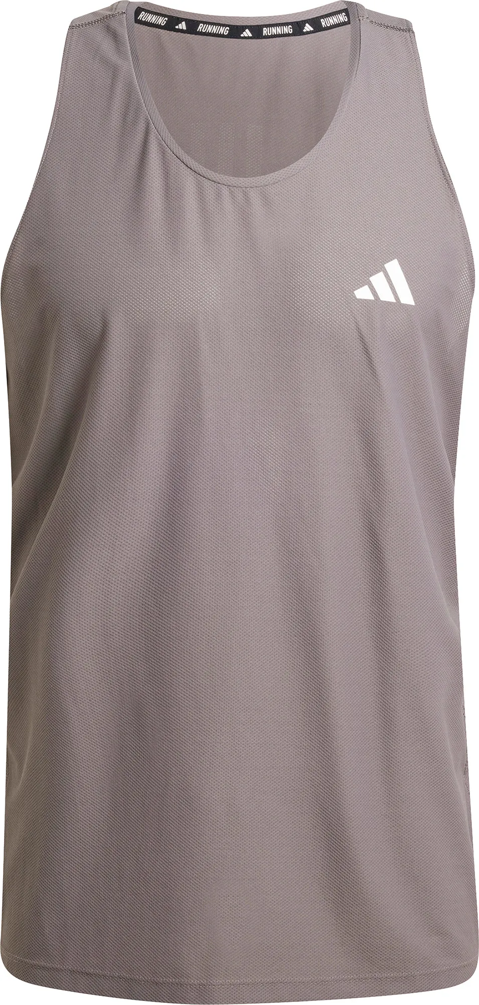 adidas Own The Run Mens Running Vest - Grey