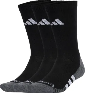 adidas Performance ClimaCool (3 Pack) Cushioned Crew Socks - Black