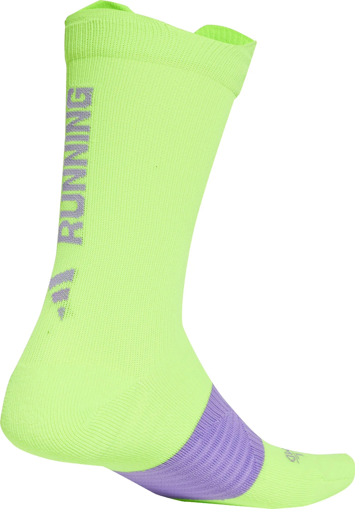 adidas Run X Graphic Running Socks - Yellow