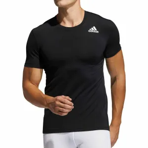 adidas Tech Fit Short Sleeve Mens Training Top - Black