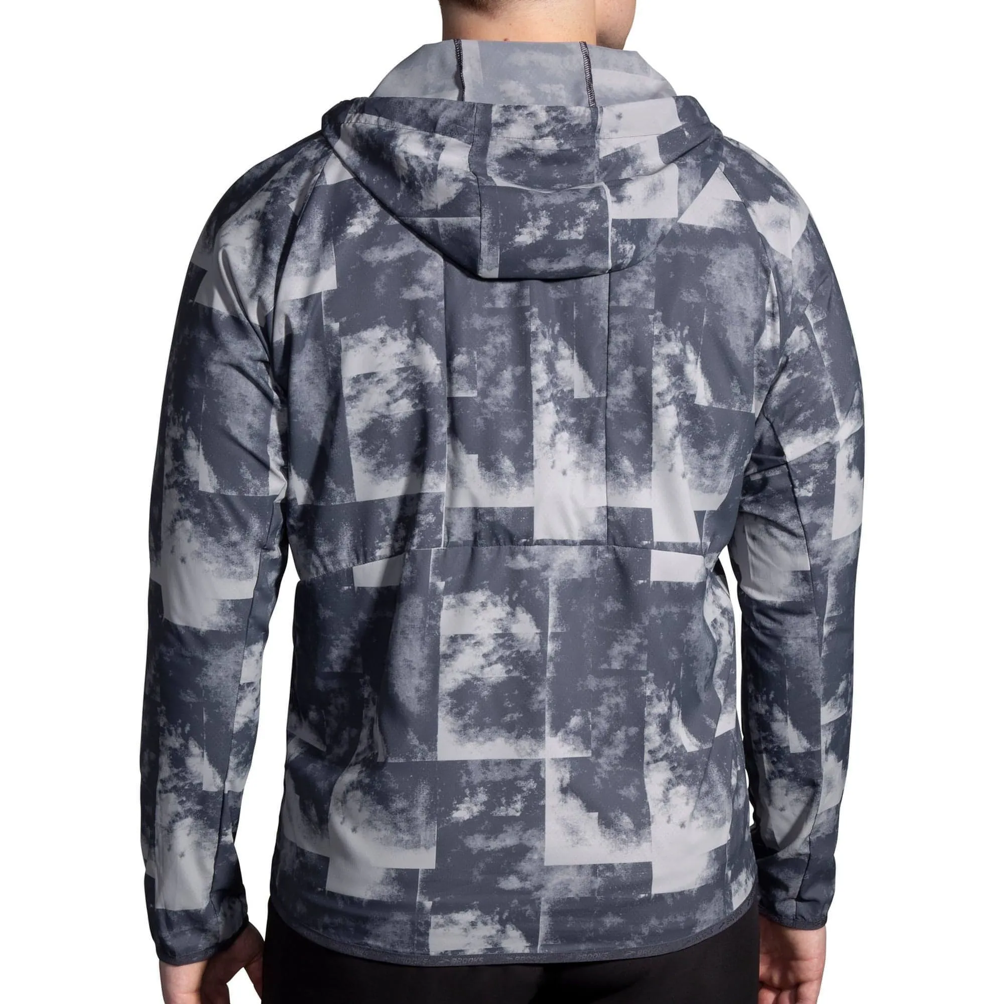 Brooks Canopy Mens Running Jacket - Grey