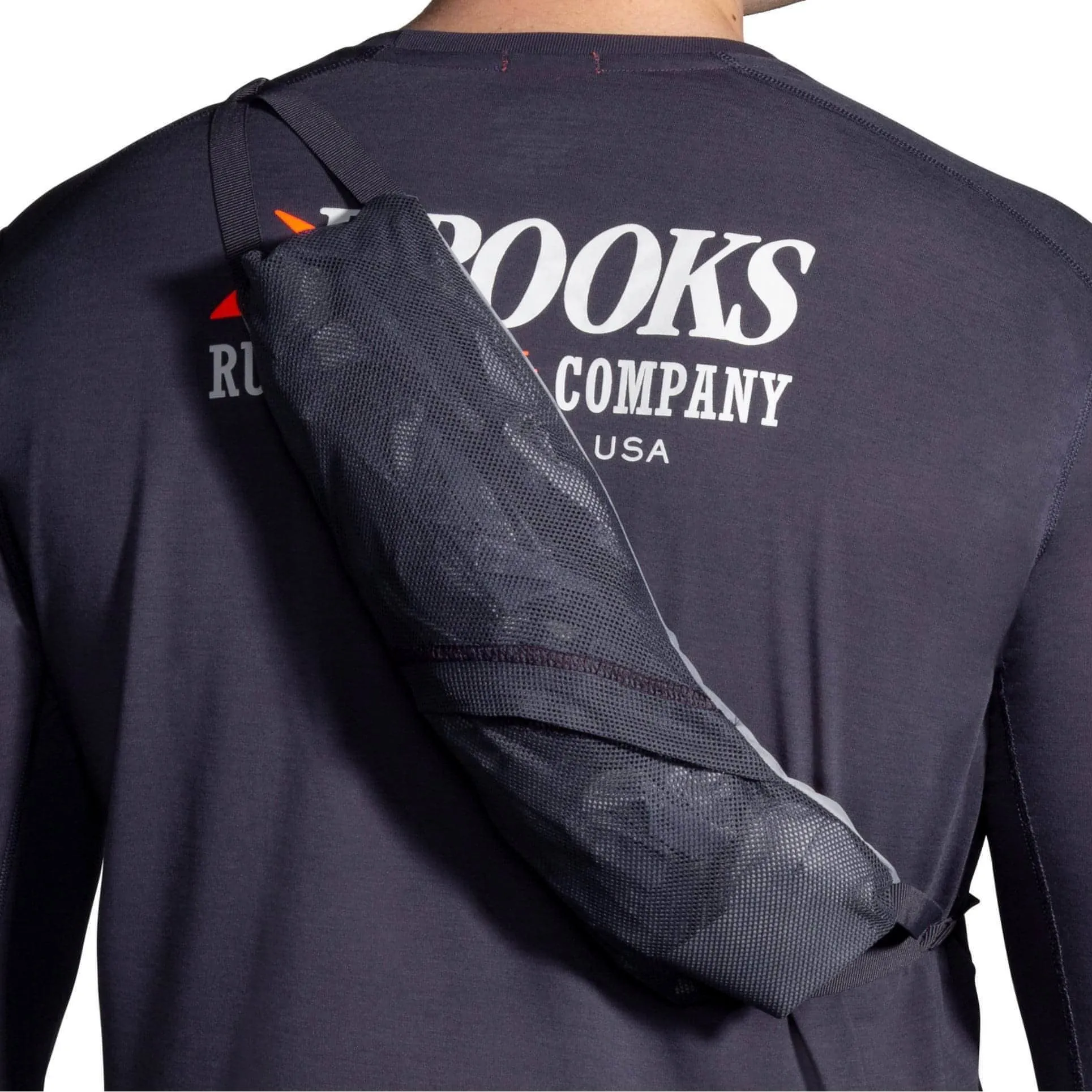 Brooks Canopy Mens Running Jacket - Grey