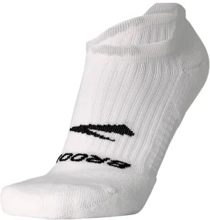 Brooks Ghost No Show Running Socks - White