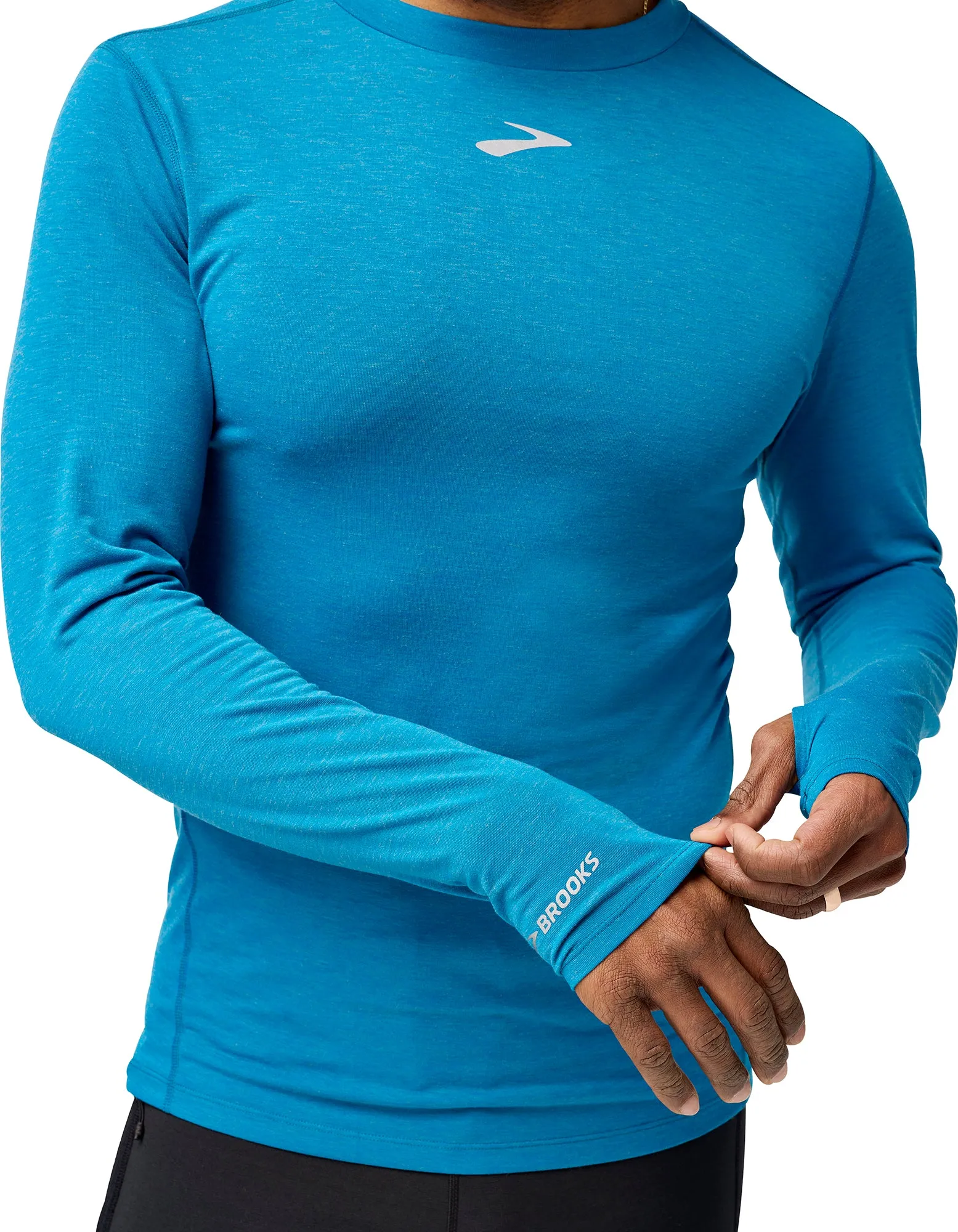 Brooks High Point Long Sleeve Mens Running Top - Blue