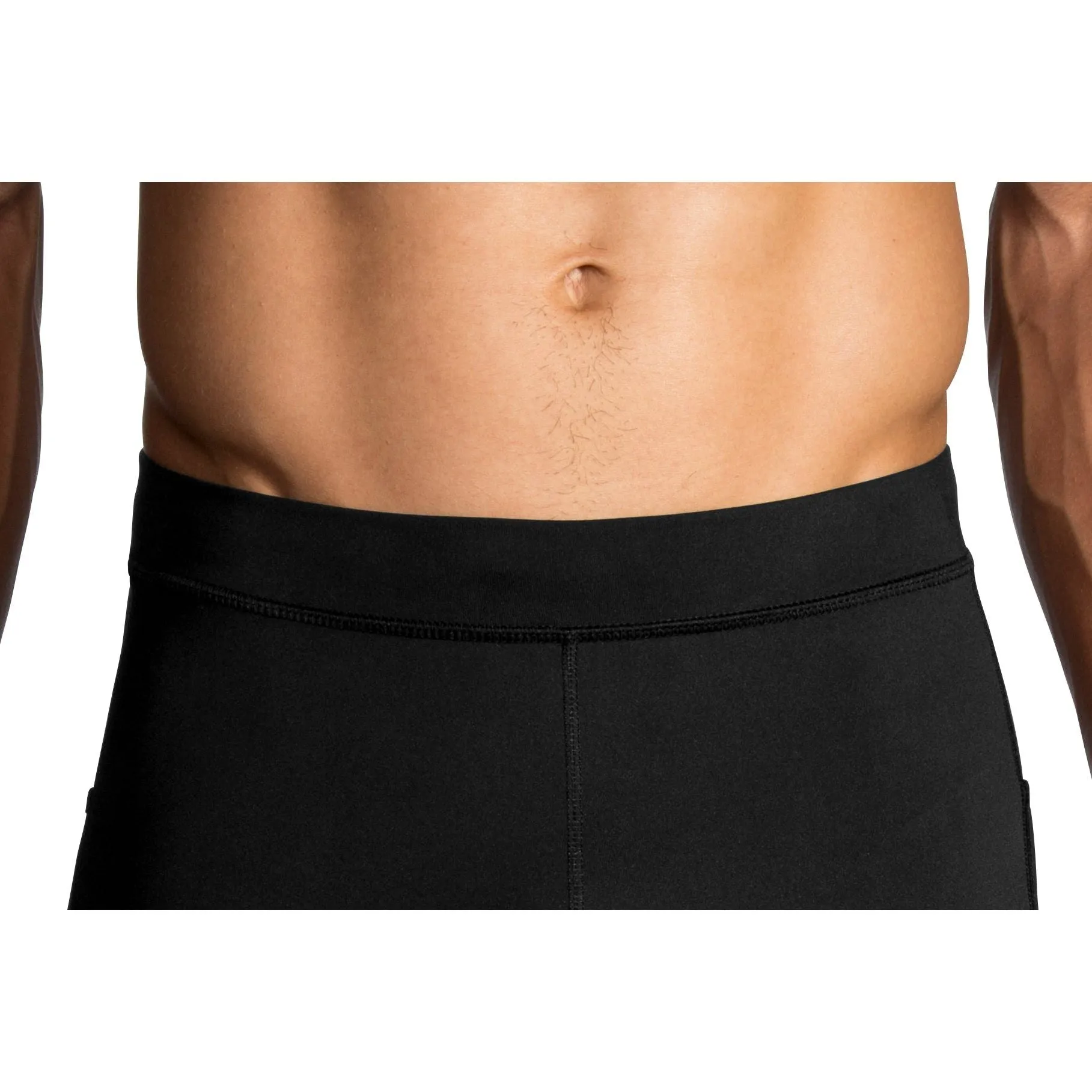Brooks Source 9 Inch Mens Short Running Tights - Black