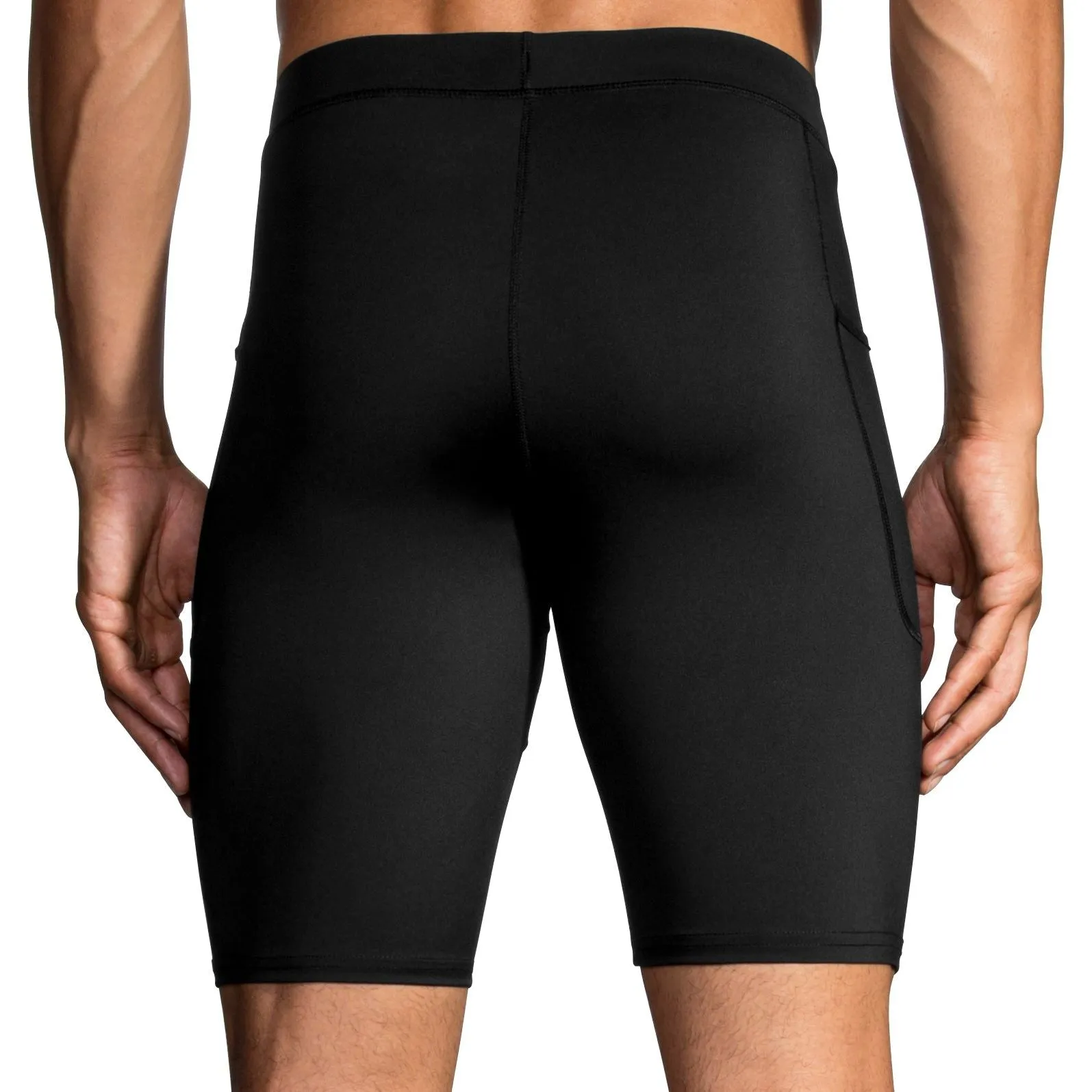 Brooks Source 9 Inch Mens Short Running Tights - Black