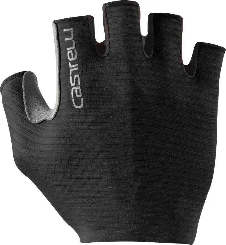 Castelli Espresso Fingerless Cycling Gloves - Black