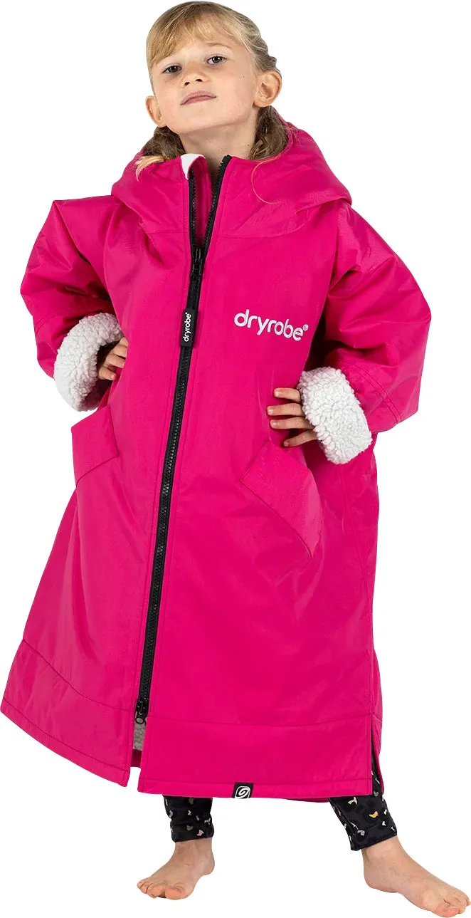 Dryrobe Advance Long Sleeve Junior Changing Robe - Pink