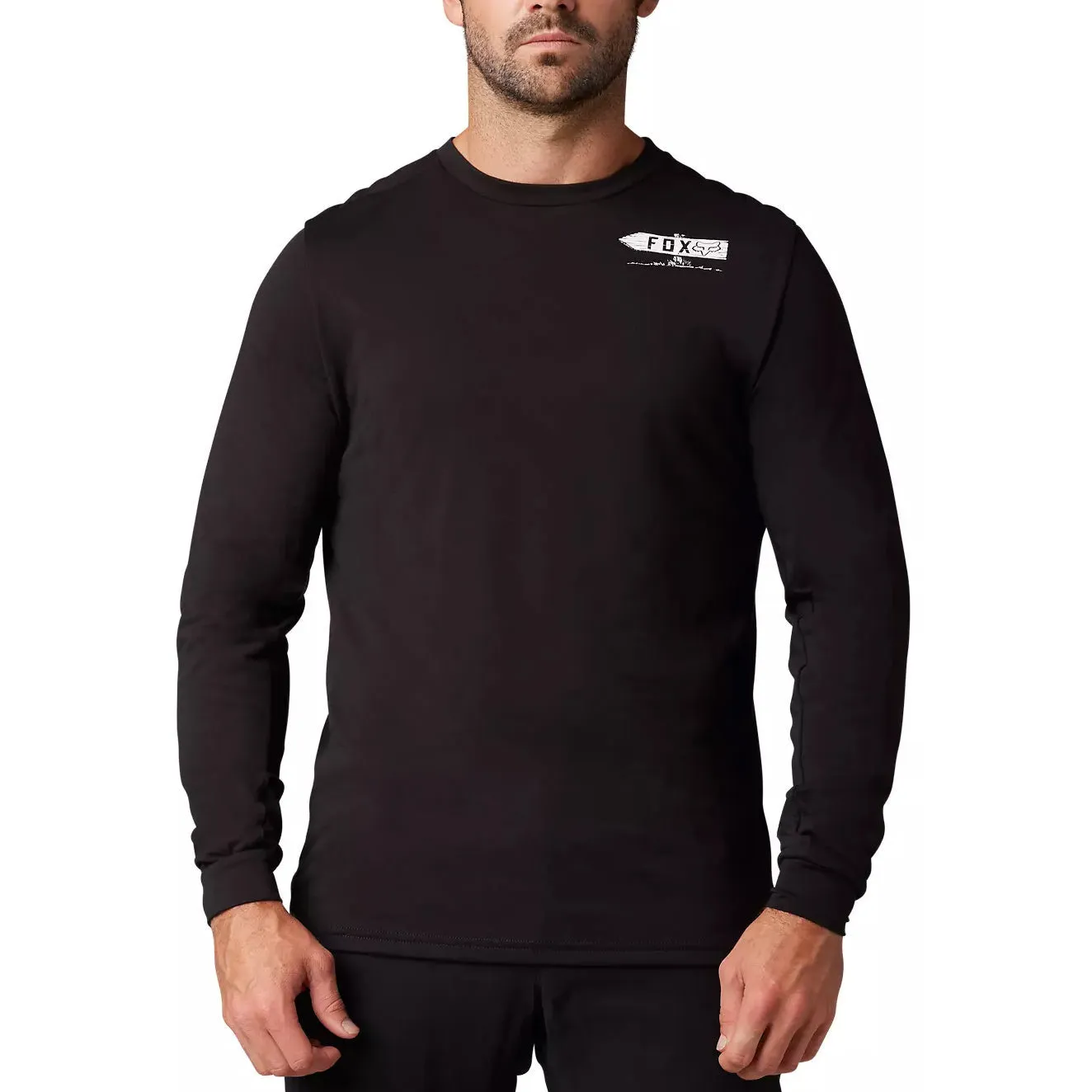 Fox Ranger DriRelease Long Sleeve Mens Cycling Jersey - Black