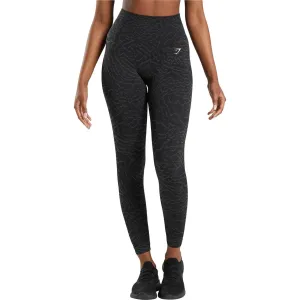 Gymshark Adapt Animal Seamless Womens Long Training Tights - Black