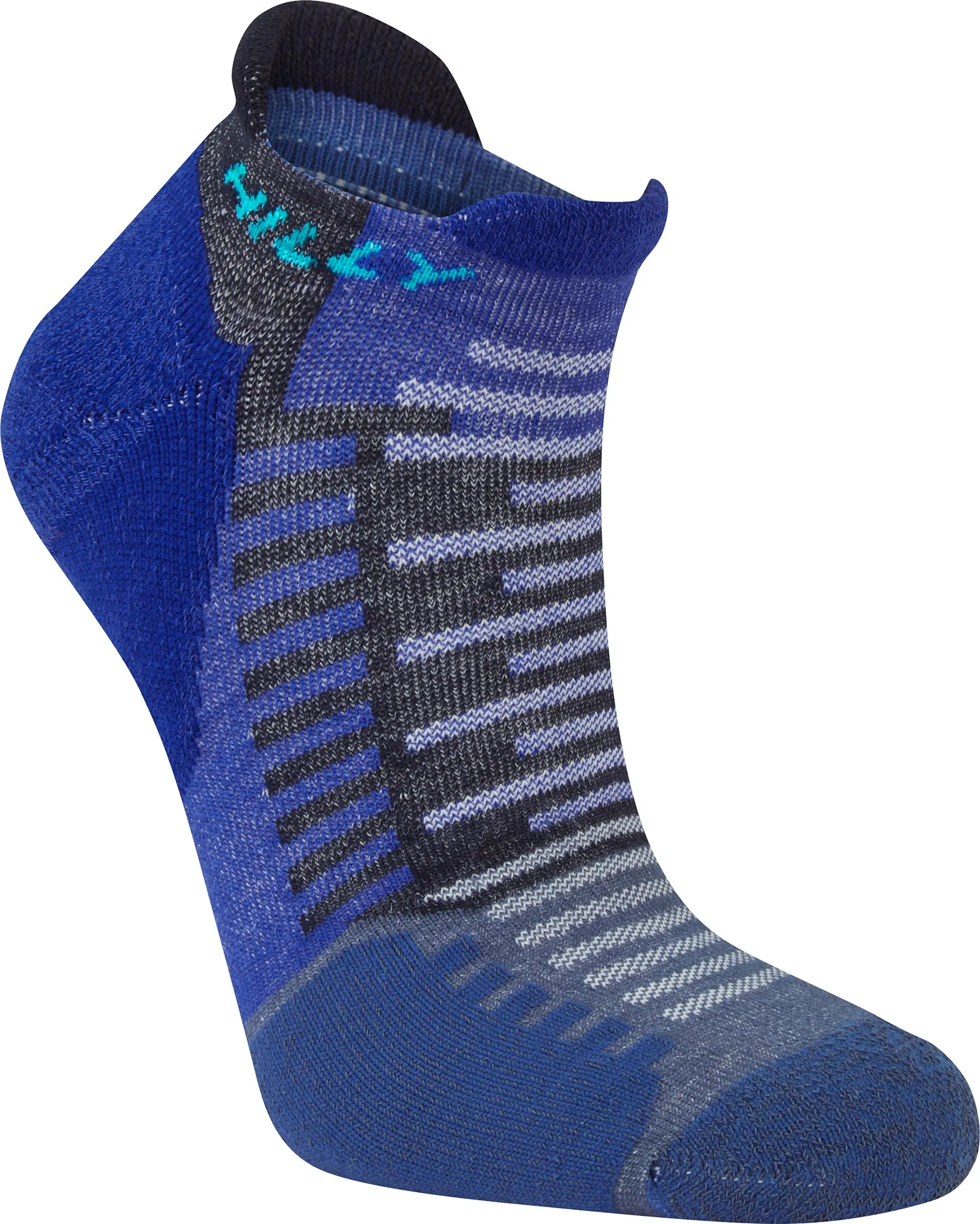 Hilly Active Socklet Running Socks - Blue