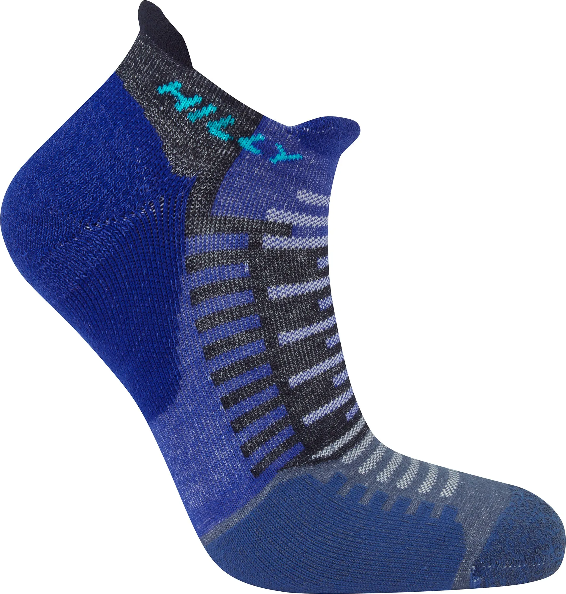 Hilly Active Socklet Running Socks - Blue