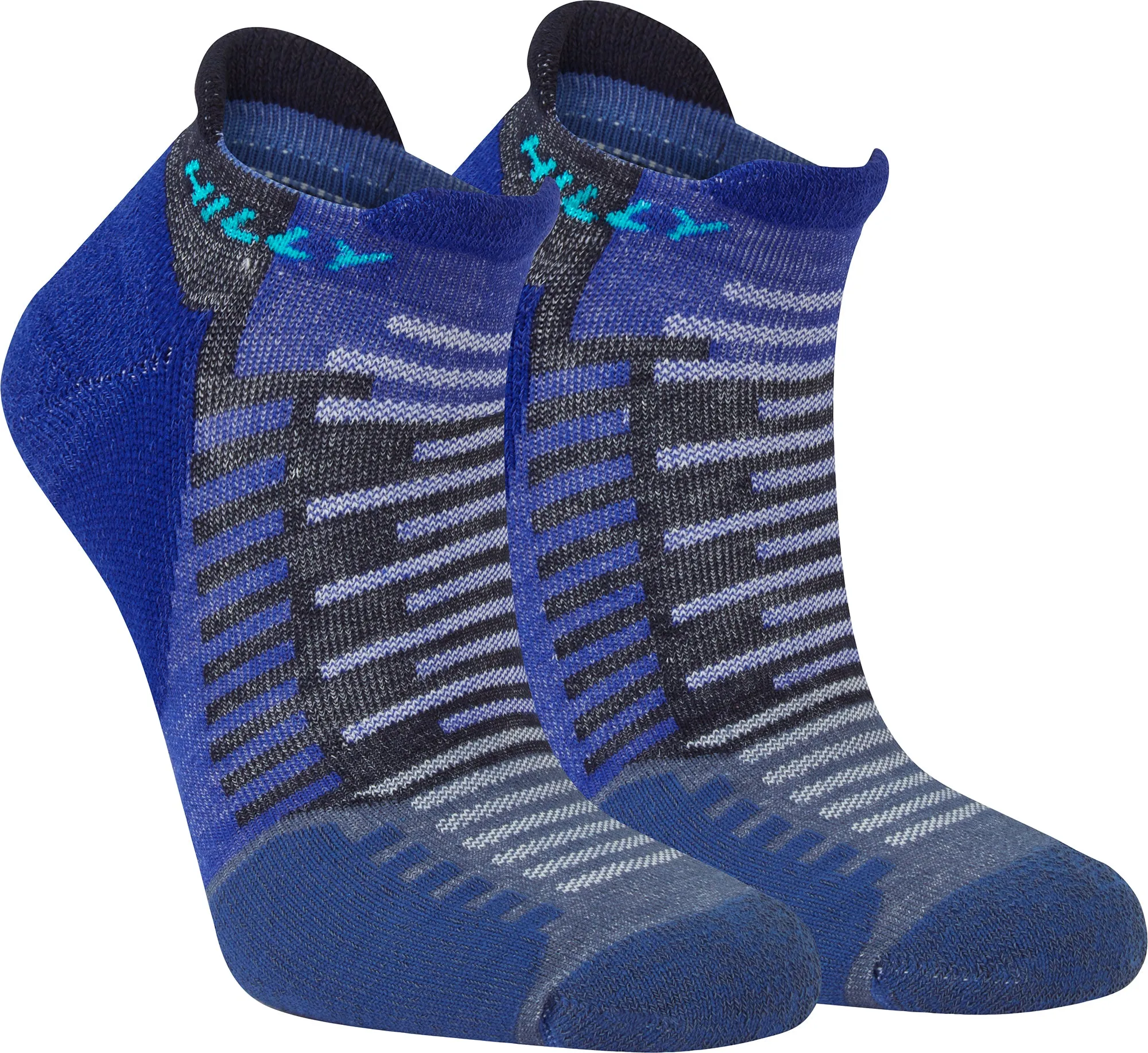 Hilly Active Socklet Running Socks - Blue