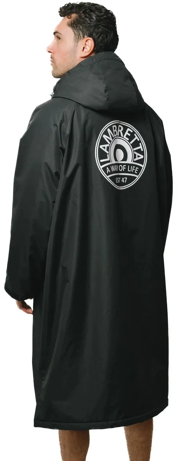 Lambretta Waterproof Changing Robe - Black