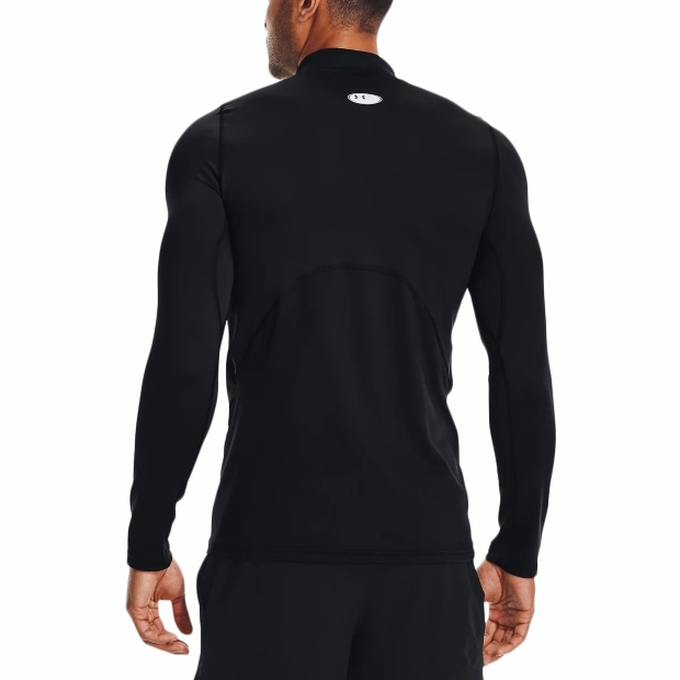 Men's ColdGear Armour Fitted Mock Long Sleeve