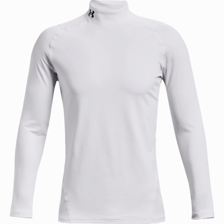 Men's ColdGear Armour Fitted Mock Long Sleeve