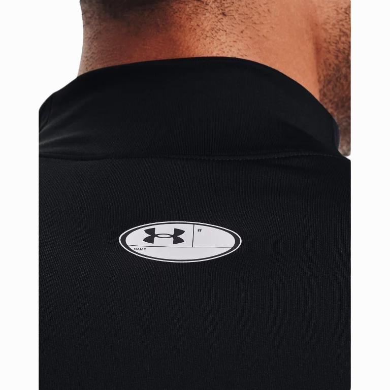 Men's ColdGear Armour Fitted Mock Long Sleeve