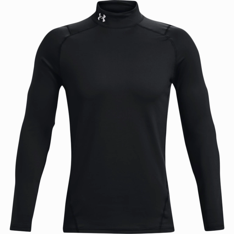 Men's ColdGear Armour Fitted Mock Long Sleeve