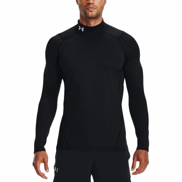 Men's ColdGear Armour Fitted Mock Long Sleeve