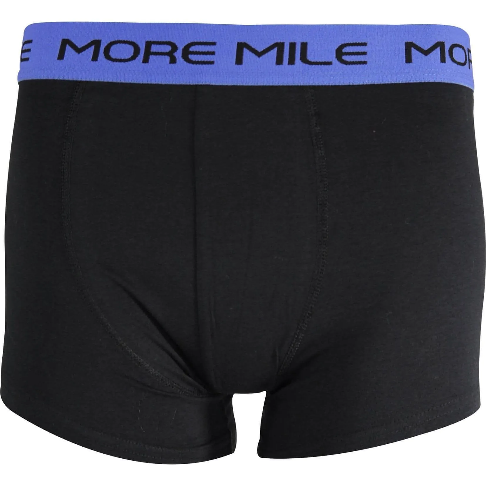 More Mile Classic (2 Pack) Mens Boxer Shorts - Black