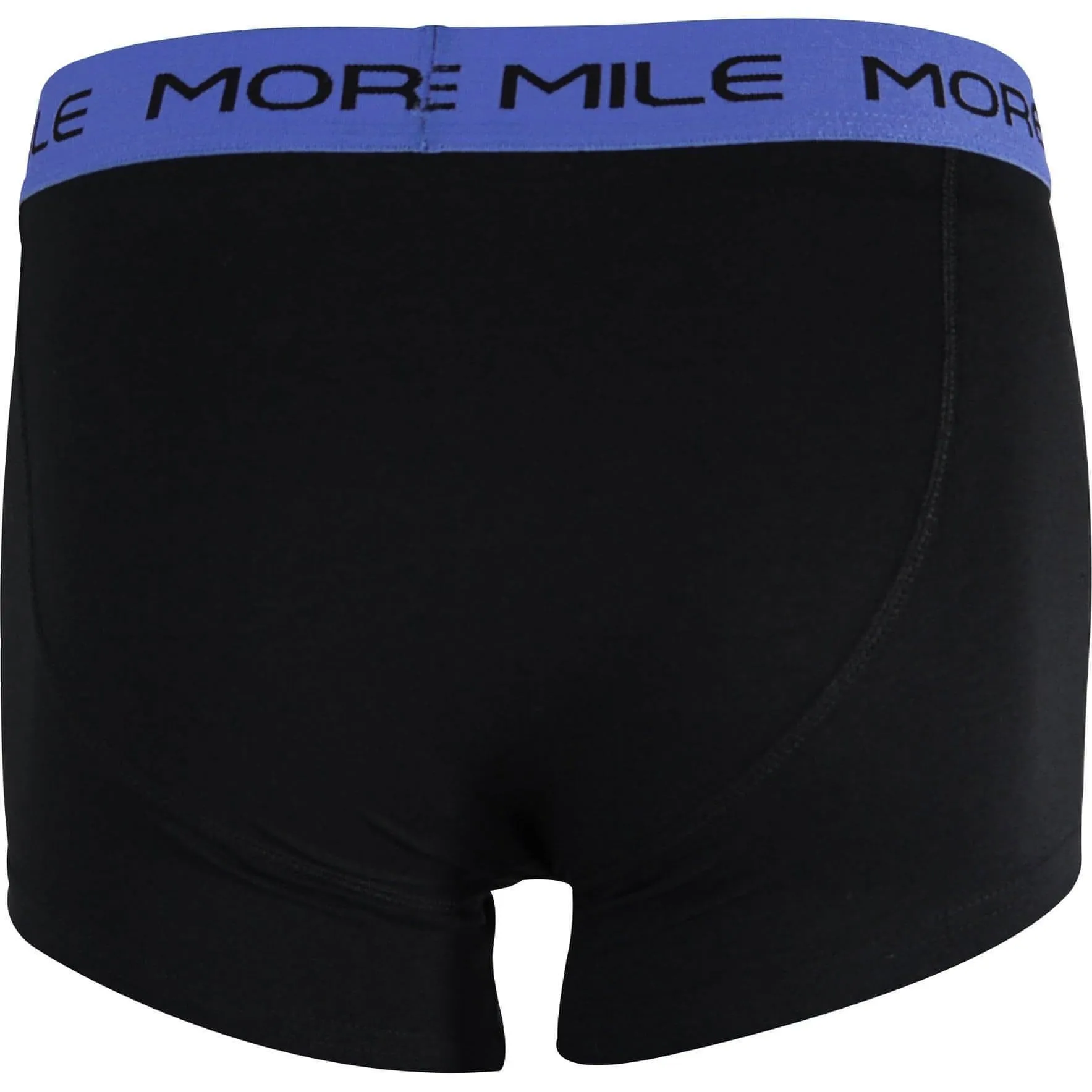 More Mile Classic (2 Pack) Mens Boxer Shorts - Black
