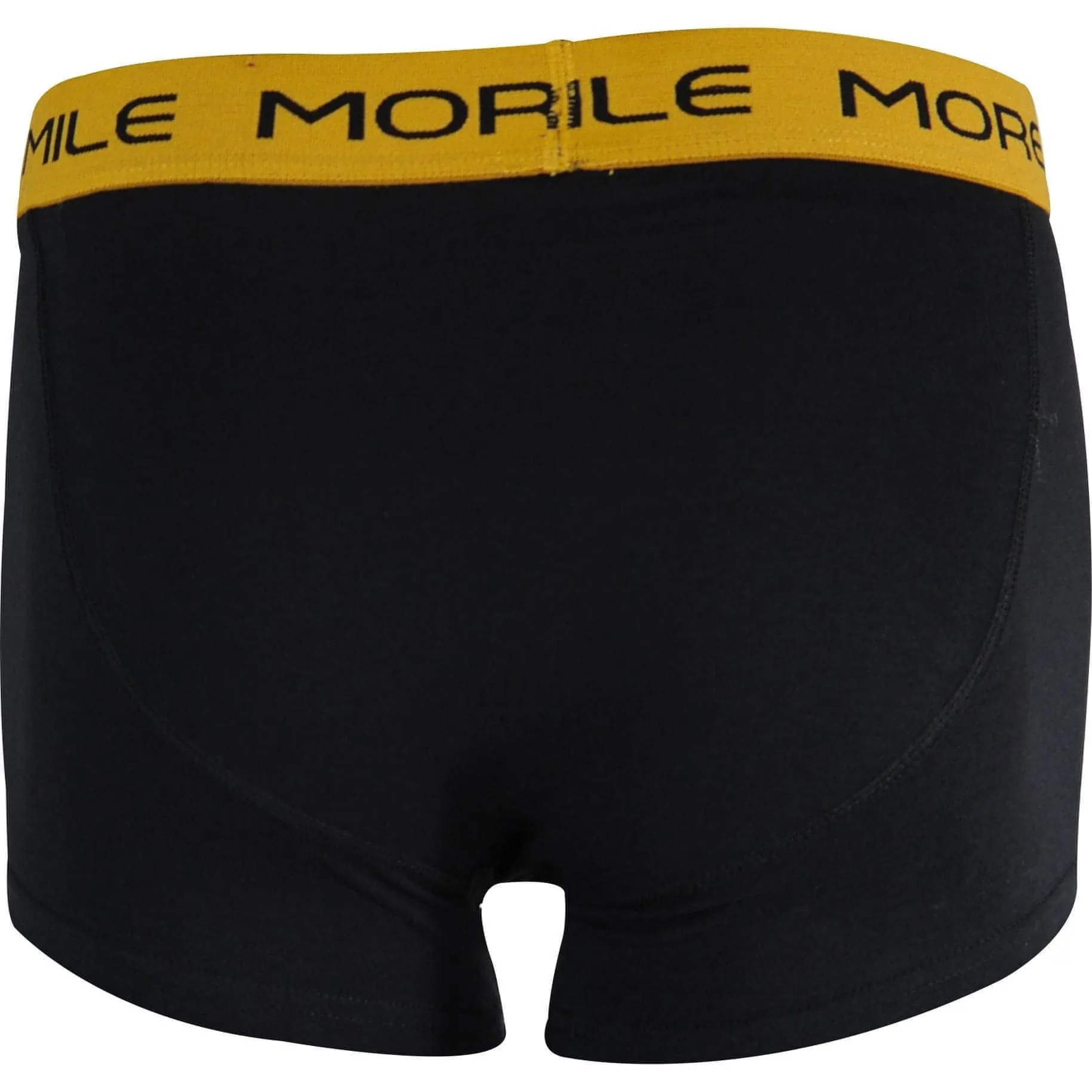 More Mile Classic (2 Pack) Mens Boxer Shorts - Black