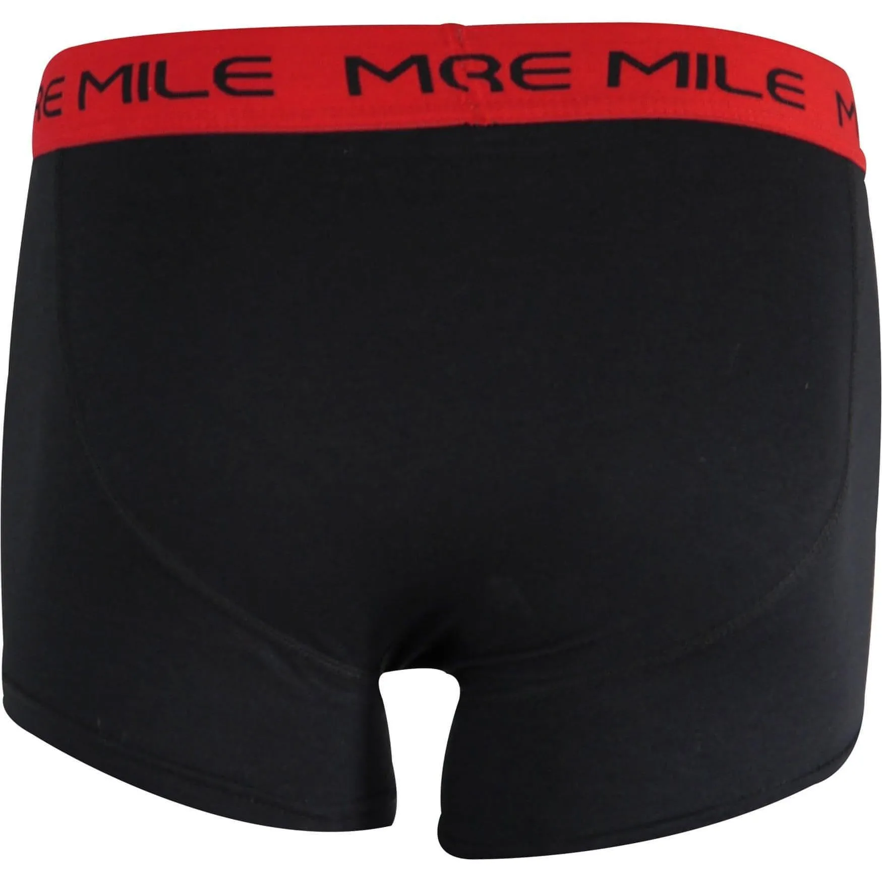 More Mile Classic (2 Pack) Mens Boxer Shorts - Black