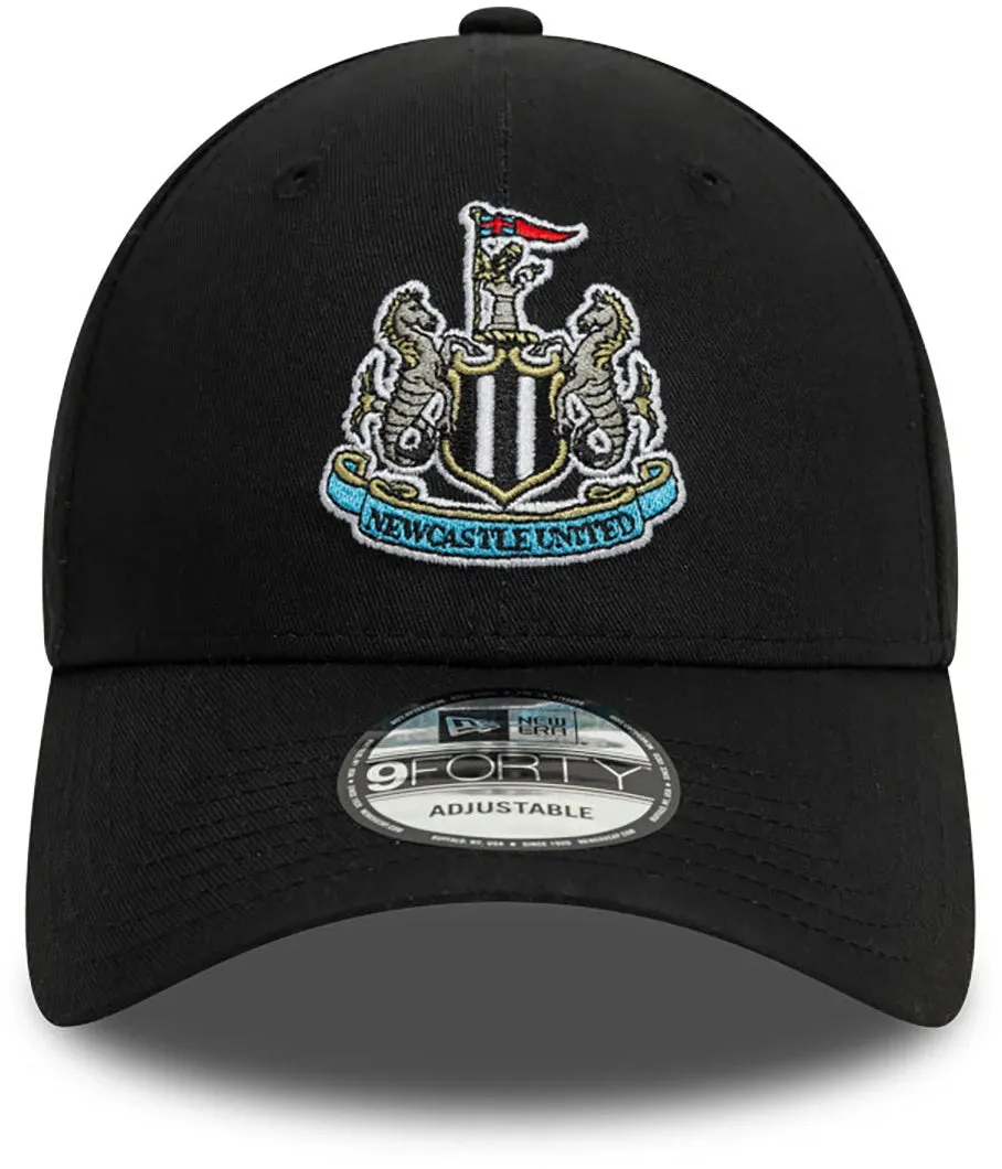 New Era Newcastle United Core 9Forty Adjustable Cap - Black