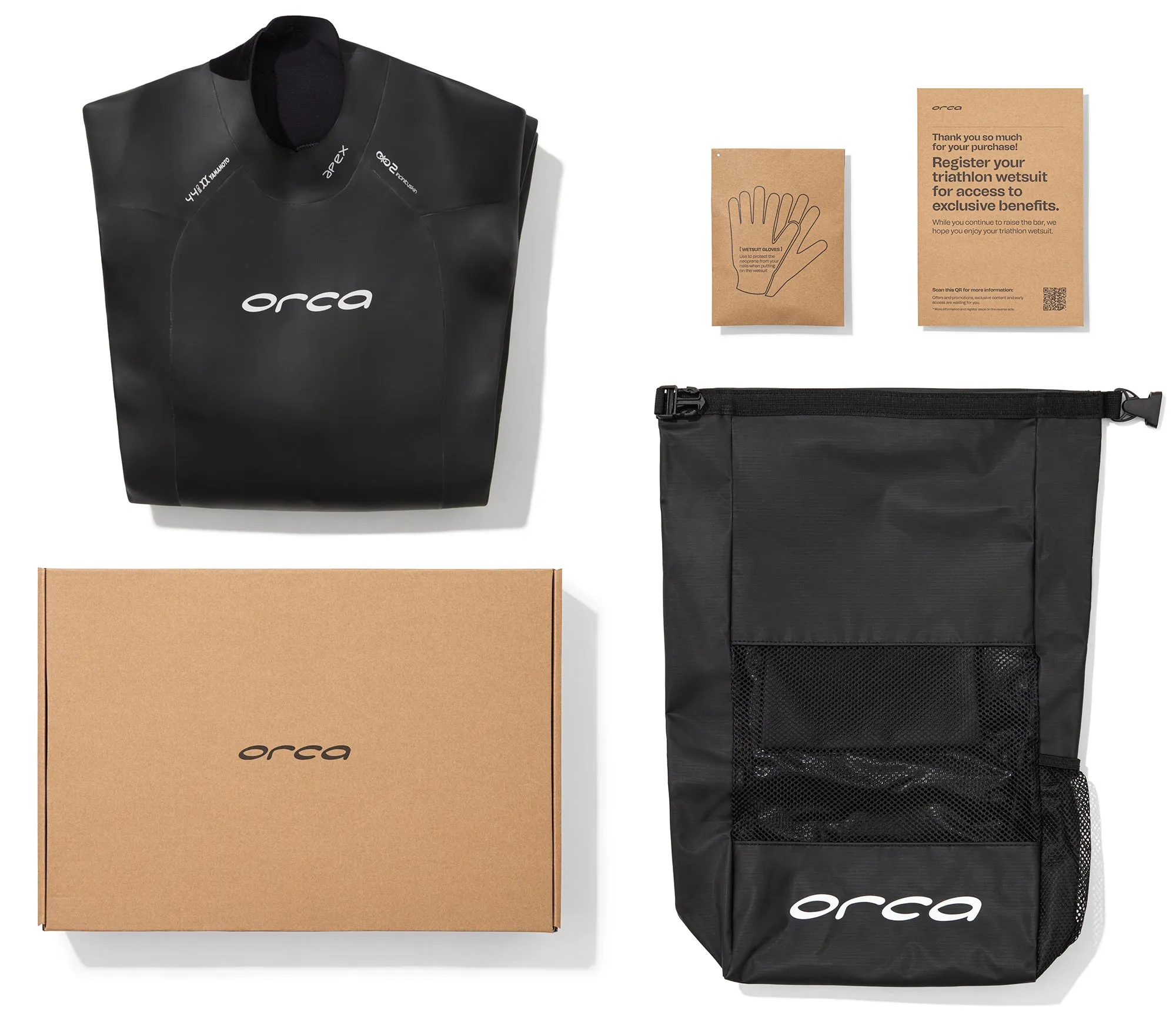 Orca Apex Flex V2 Mens Wetsuit - Black