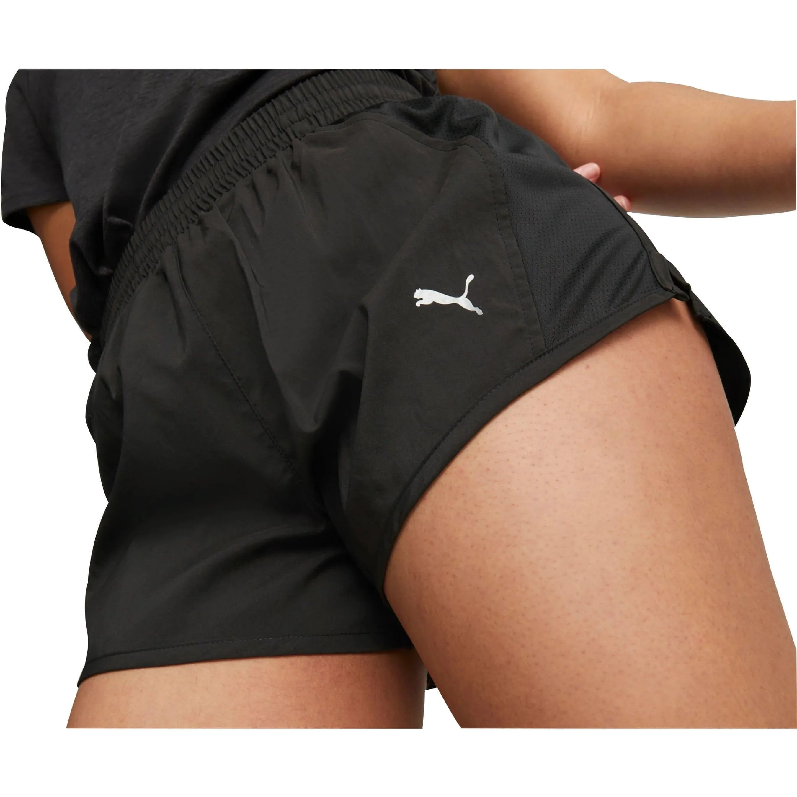 Puma Run Favourite Velocity 3 Inch Womens Running Shorts - Black