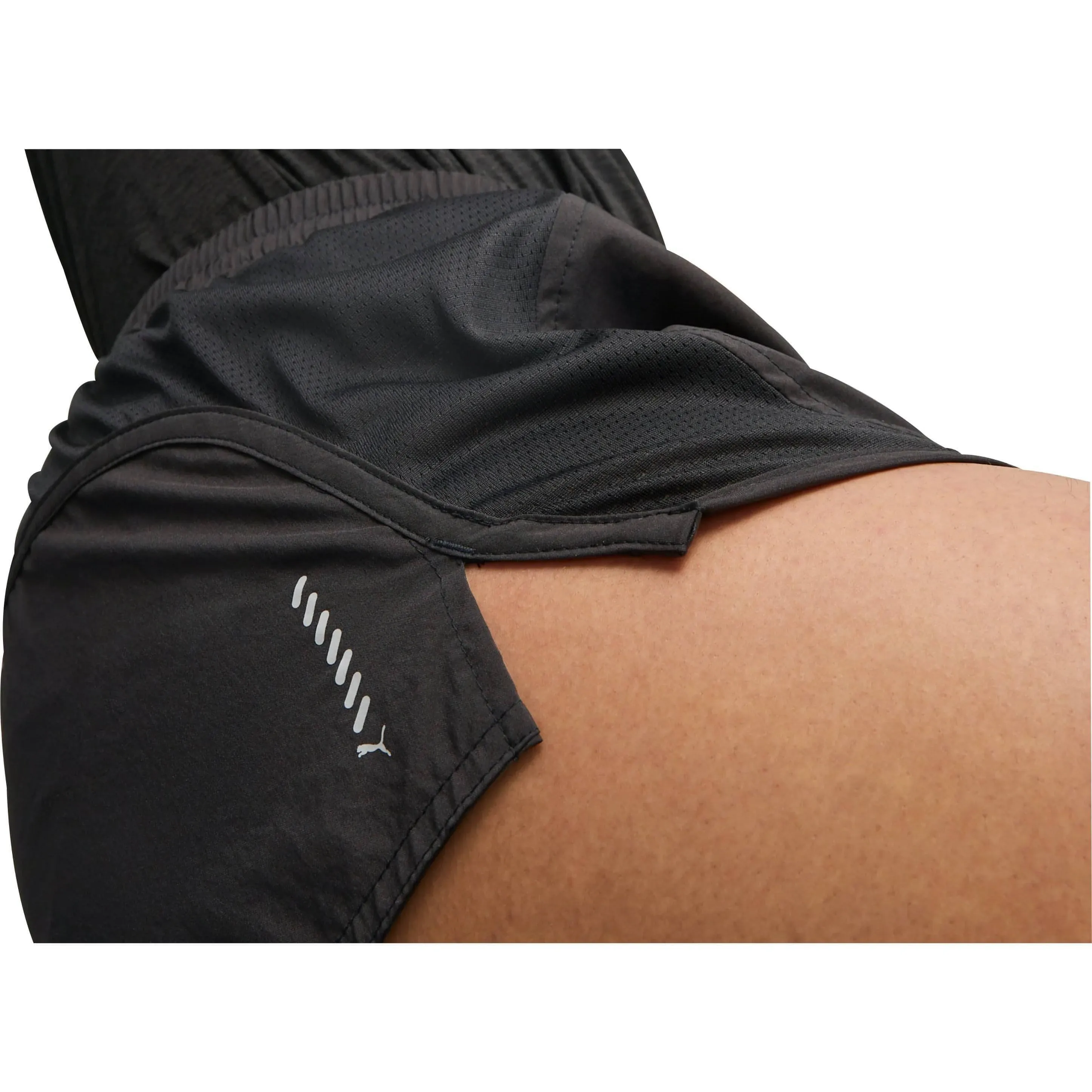 Puma Run Favourite Velocity 3 Inch Womens Running Shorts - Black