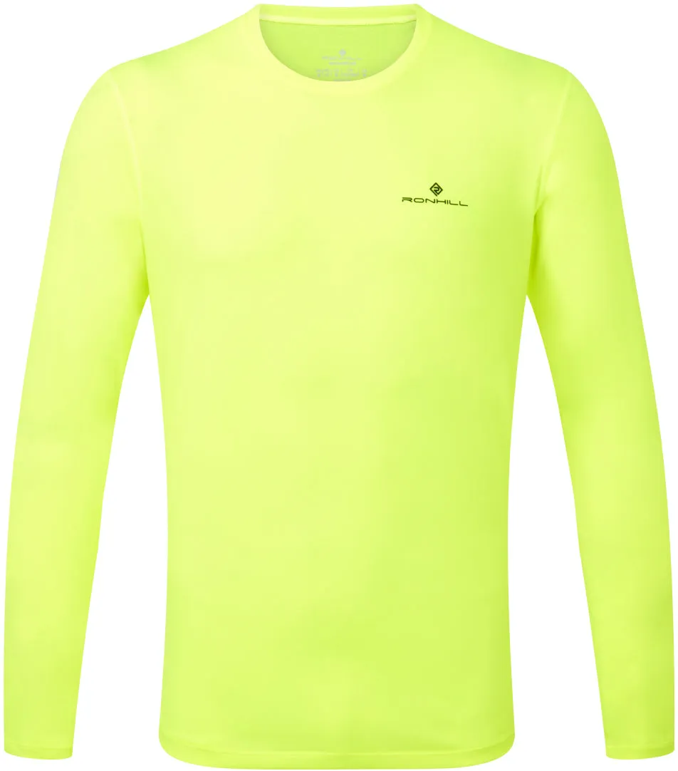 Ronhill Core Long Sleeve Mens Running Top - Yellow