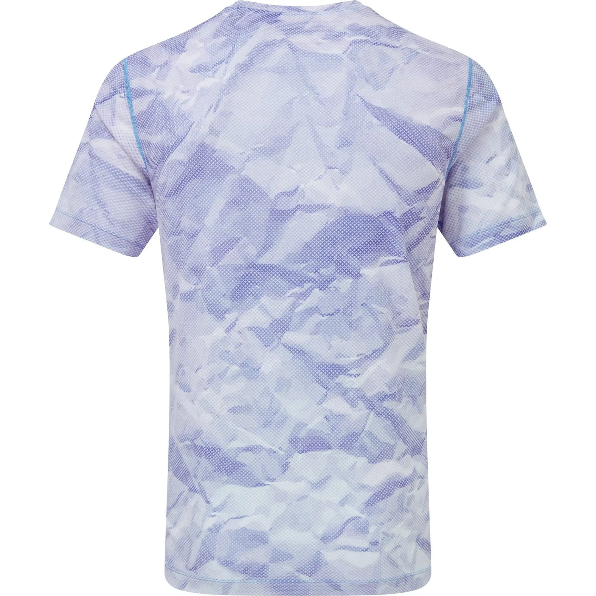 Ronhill Tech Golden Hour Short Sleeve Mens Running Top - Blue