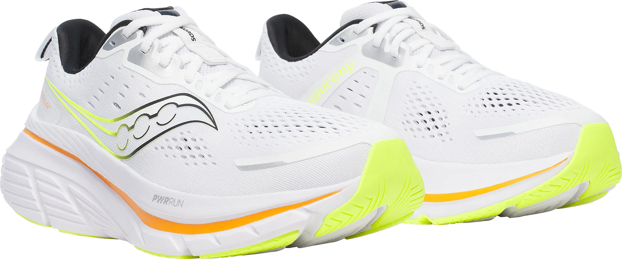 Saucony Guide 18 Mens Running Shoes - White