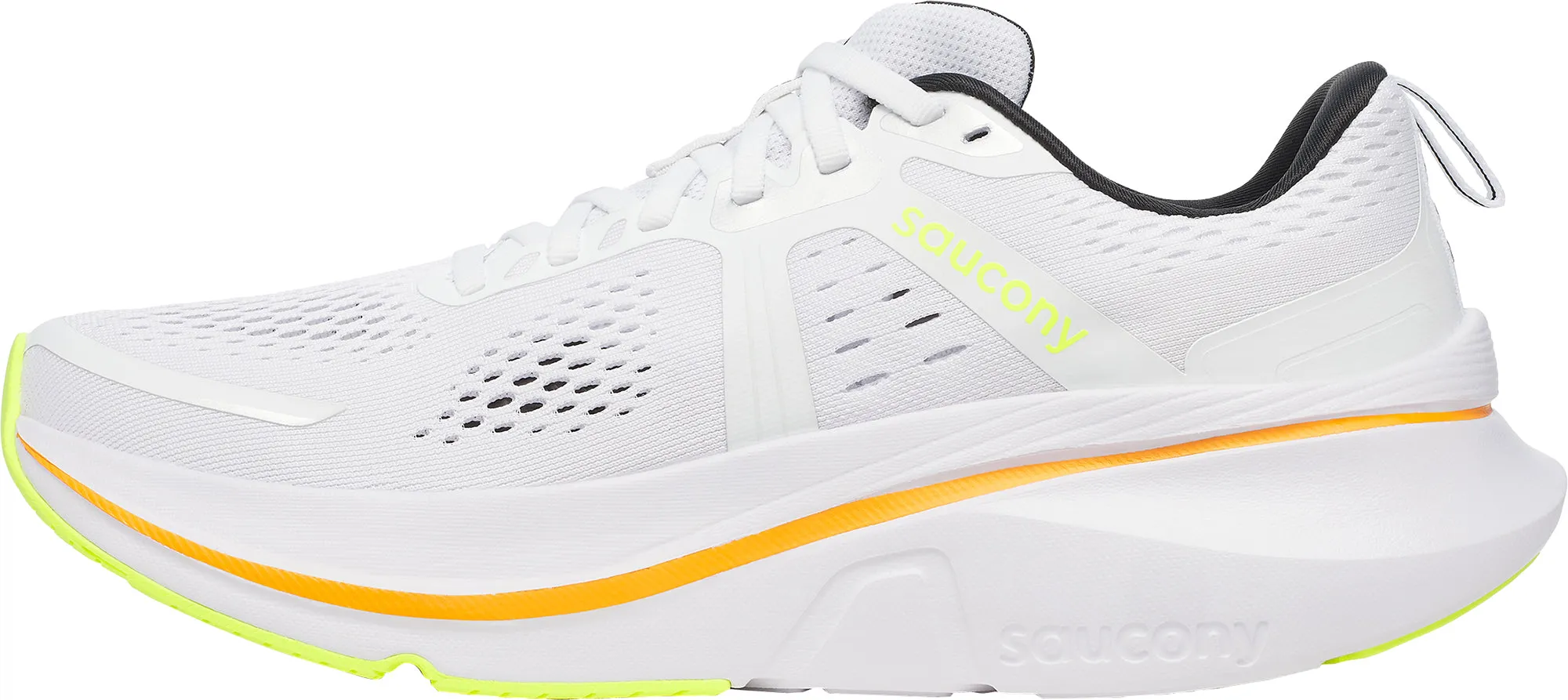 Saucony Guide 18 Mens Running Shoes - White