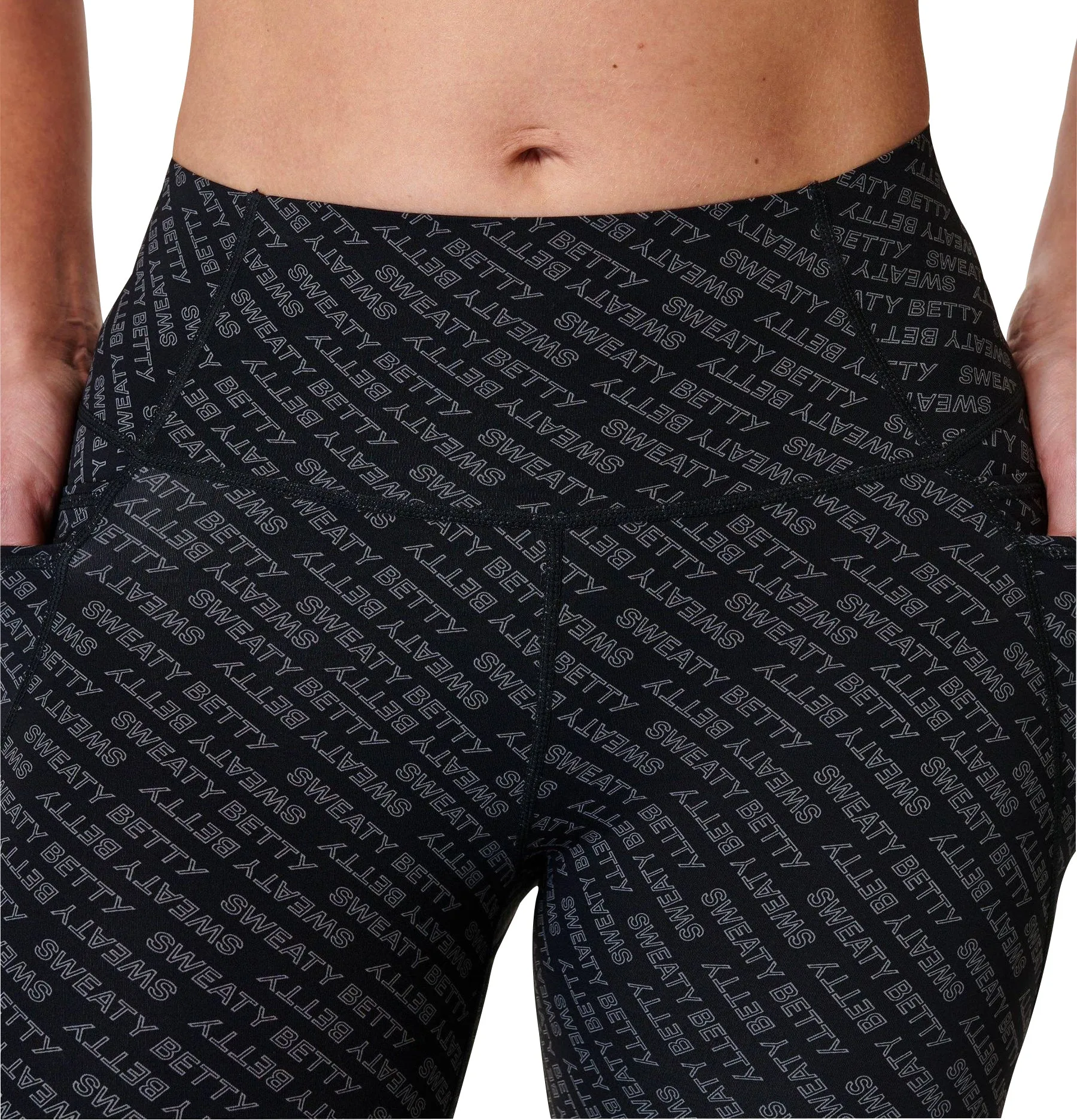 Sweaty Betty Power Pro Womens Long Training Tights - Grey