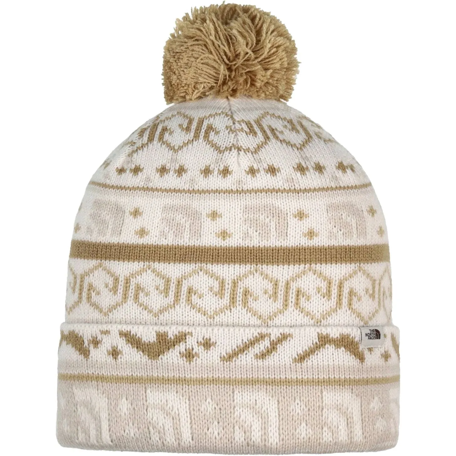 The North Face Fair Isle Beanie - Cream
