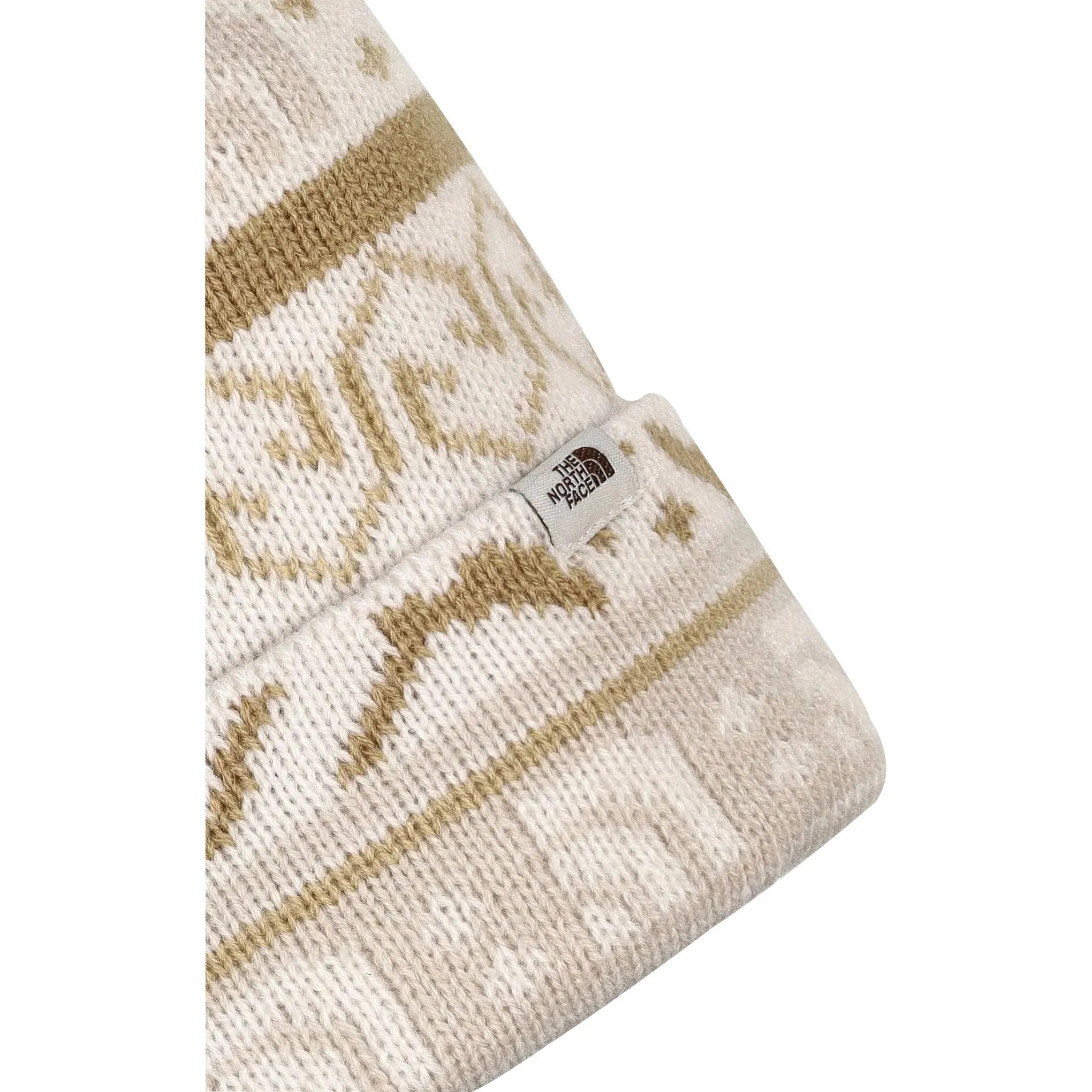 The North Face Fair Isle Beanie - Cream