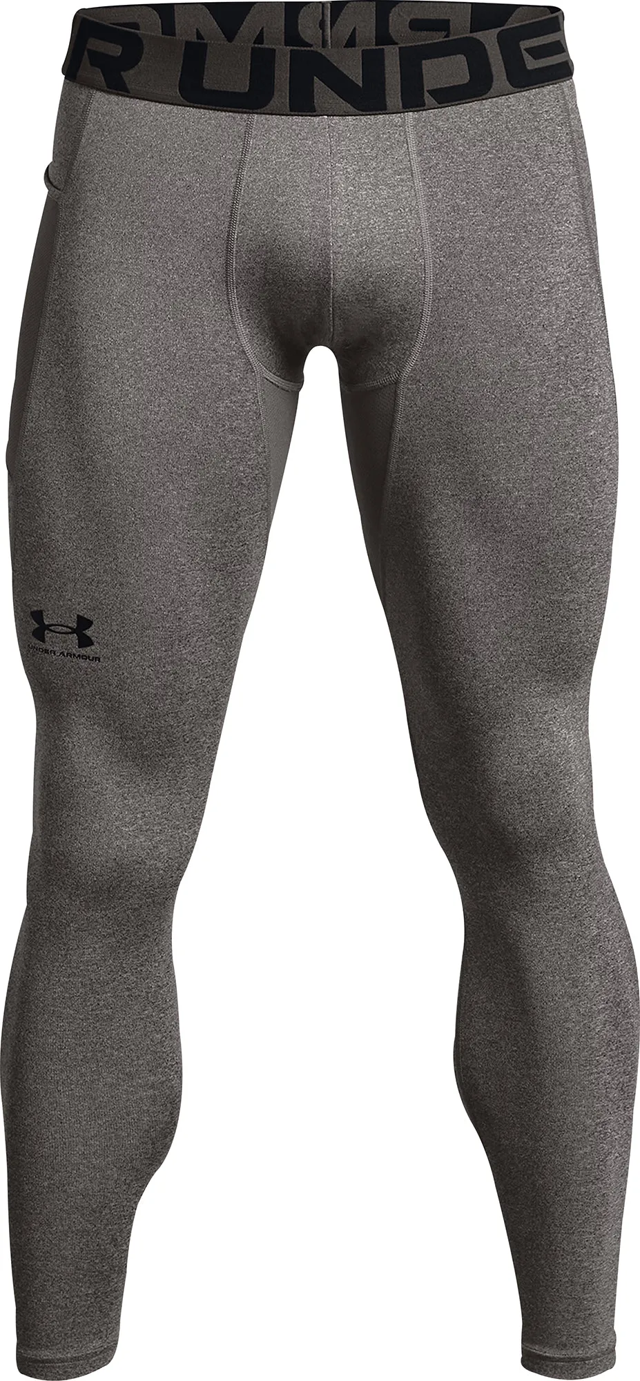 Under Armour ColdGear Compression Mens Long Running Tights - Grey