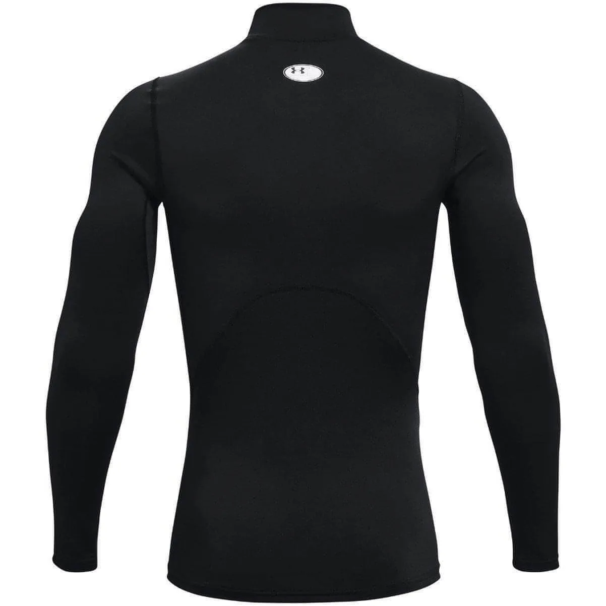 Under Armour ColdGear Compression Mock Long Sleeve Mens Running Top - Black