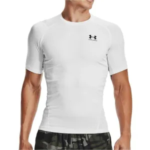 Under Armour HeatGear Armour Short Sleeve Mens Compression Top - White