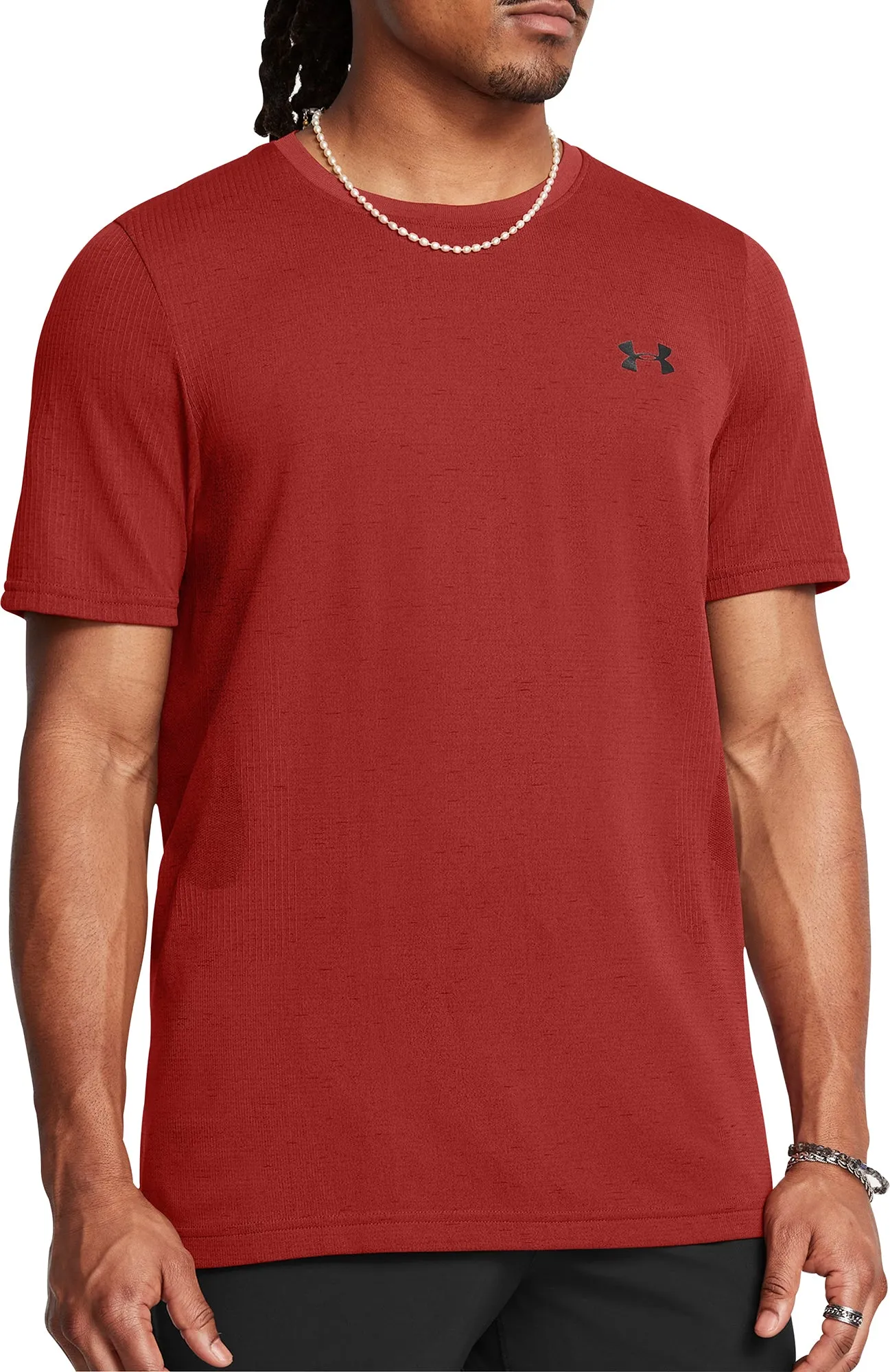 Under Armour Vanish Seamless Short Sleeve Mens Training Top - Orange