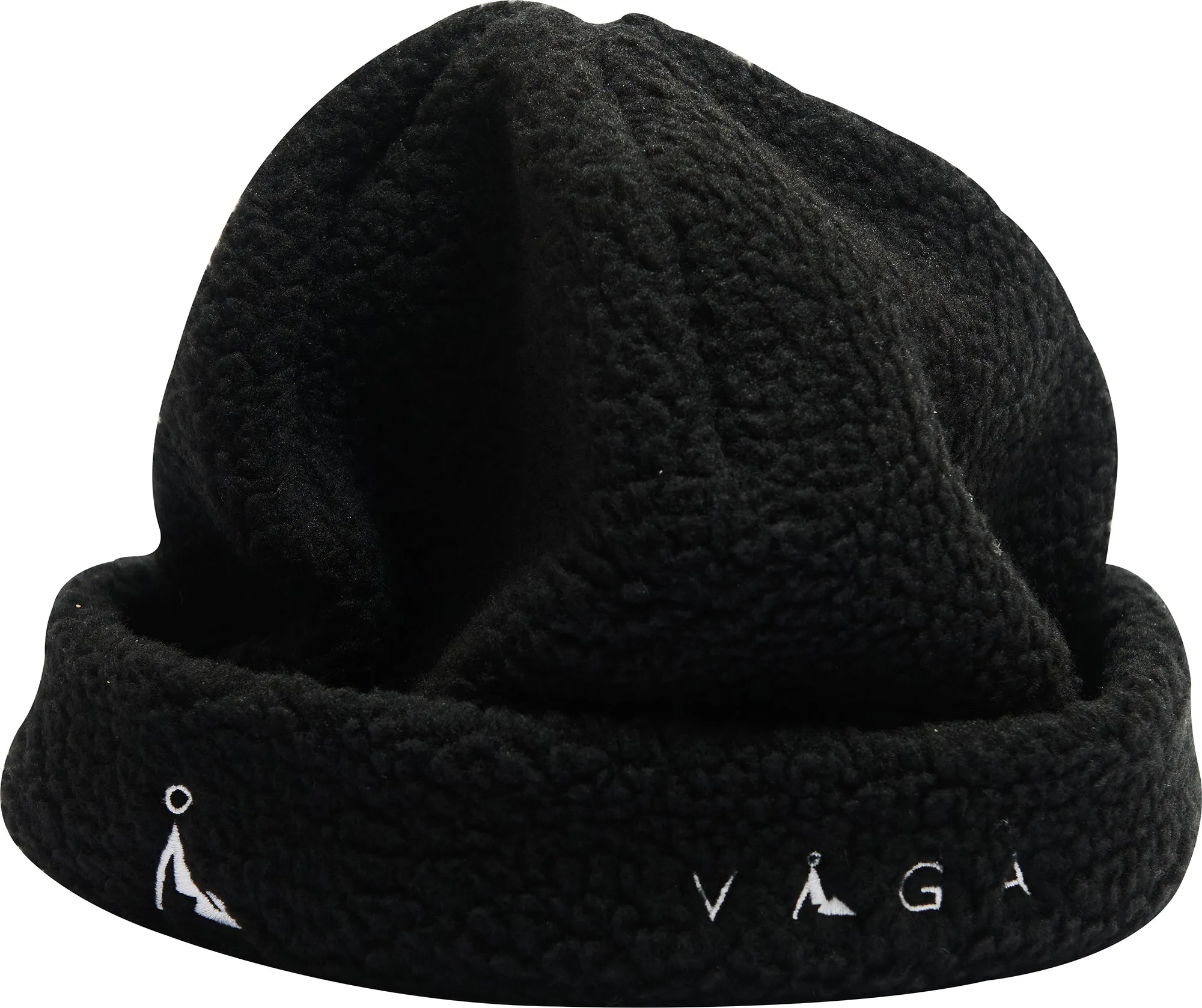 Vaga Teddy Fleece Running Beanie - Black