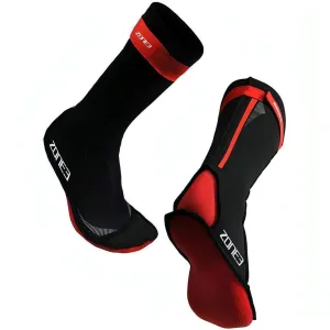 Zone3 Neoprene Swim Socks - Black